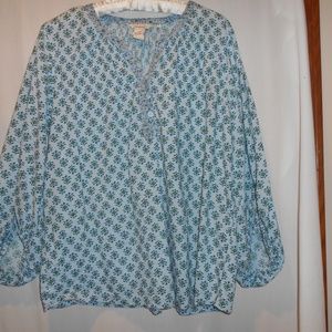 Sundance Boho Peasant Blouse oversized